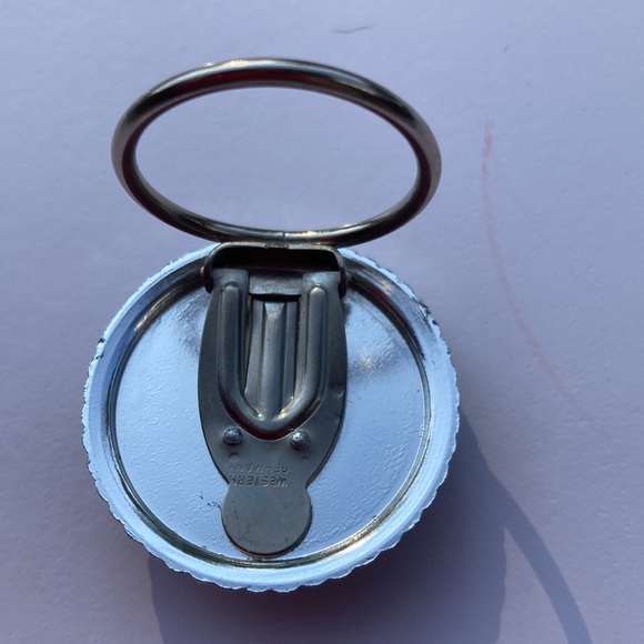 Vintage scarf clips and matching earrings - Picture 12 of 13